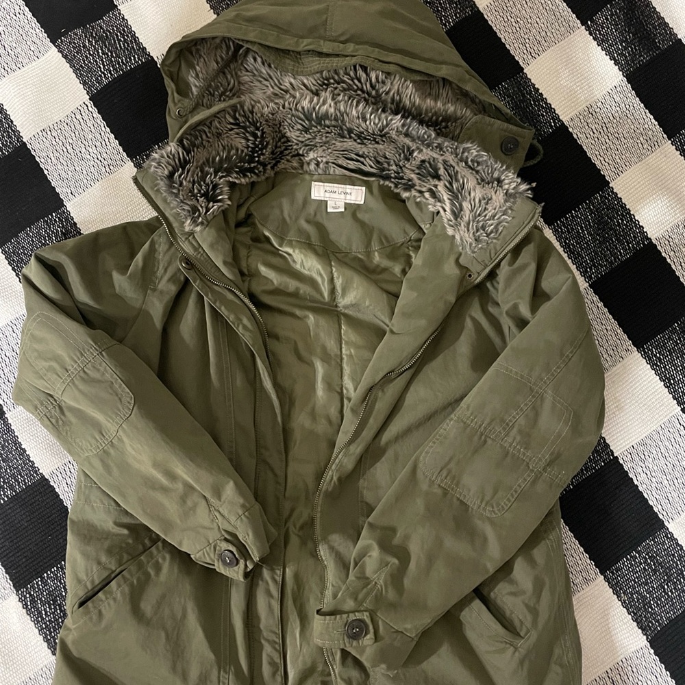 Adam Levine Army green jacket
